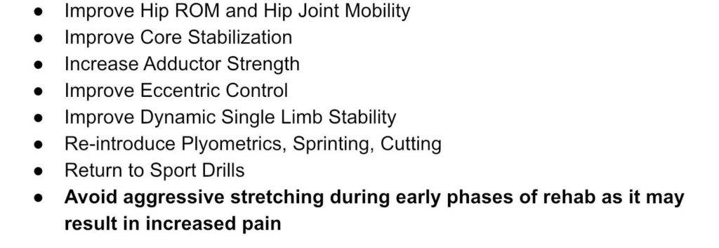 Adductor Strains